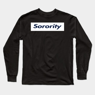 SUPER SORORITY LOGO Long Sleeve T-Shirt